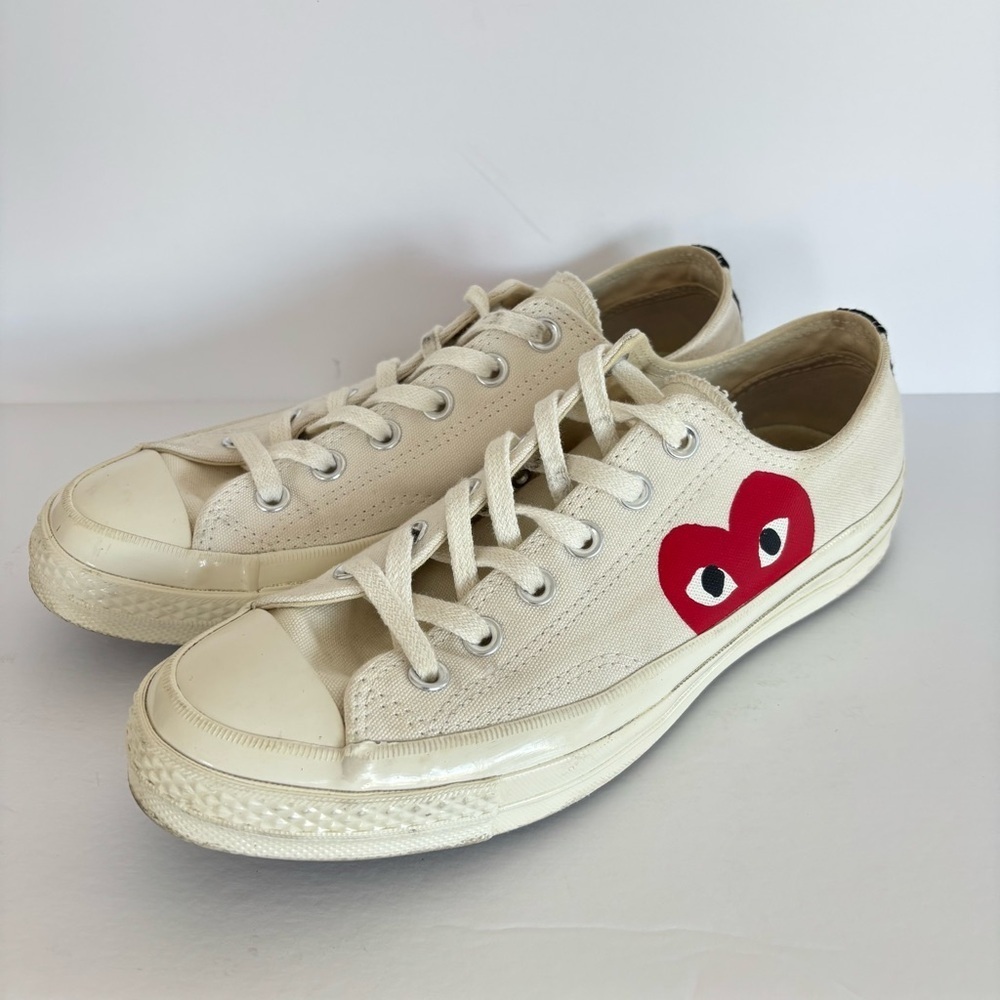 Converse X PLAY Comme de Garçons Chuck Taylor’s All Star Low Top White M7 W9